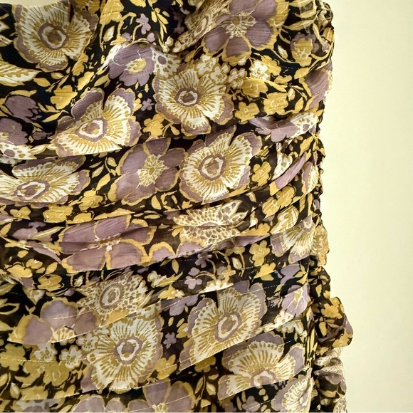 Zara One Shoulder Floral Mini Dress – Size S – NWOT - Picture 5 of 11